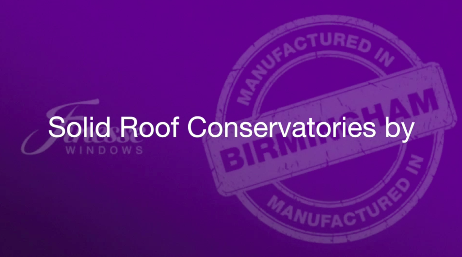 Solid Roof Conservatories Video