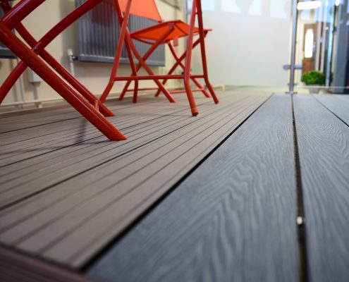 Garden Room - Contrast Effect Contrasting Garden Flooring